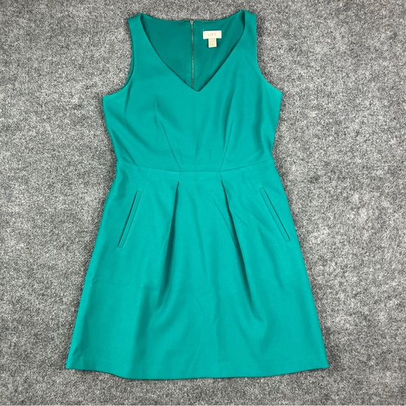 LOFT Dresses & Skirts - LOFT Teal V-Neck Mini Dress